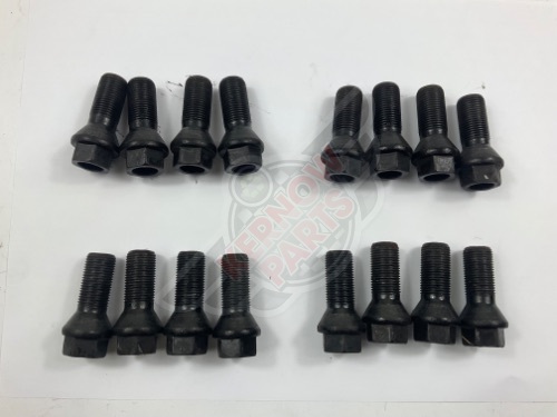 Genuine BMW Mini F54 F55 F56 F57 Set of 16 Wheel Nuts Bolts M14 1.25 27mm