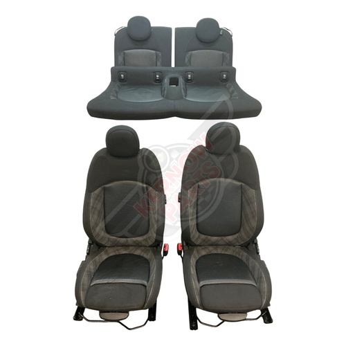 BMW Mini F57 Convertible Interior Seats Diamond Carbon Black