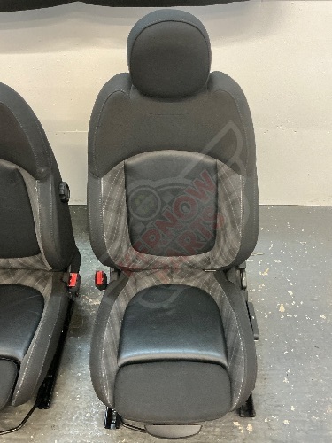 BMW Mini F57 Convertible Interior Seats Diamond Carbon Black