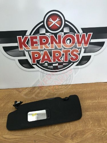 BMW Mini R57 Convertible Sun Visor Left Passenger Side Black